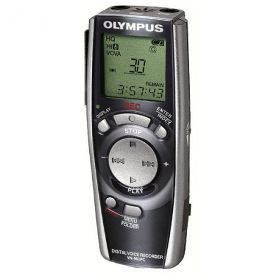 Olympus VN-960PC 16 hour Digital Voice Recorder with PC Interface (Refurbished)