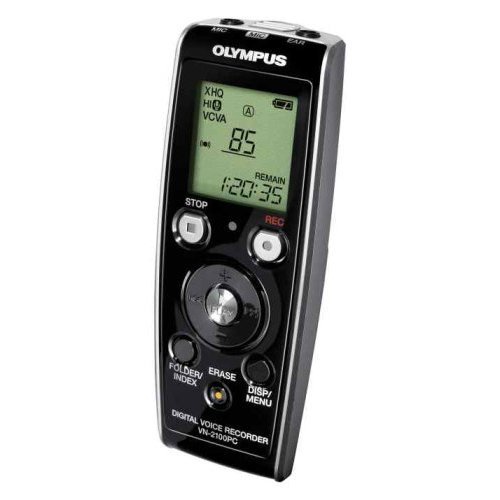 Olympus VN2100PC 35 hr digital voice recorder with pc interface.