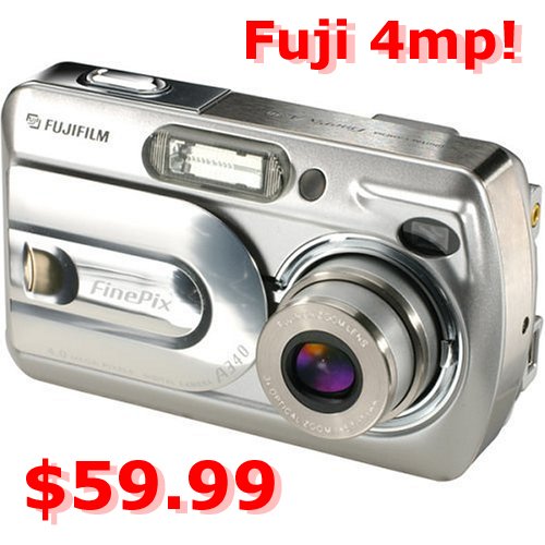 Fuji 4mp digital camera w/ 3x optical zoom