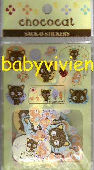 Sanrio 2005 Chococat Forest Sack O Stickers
