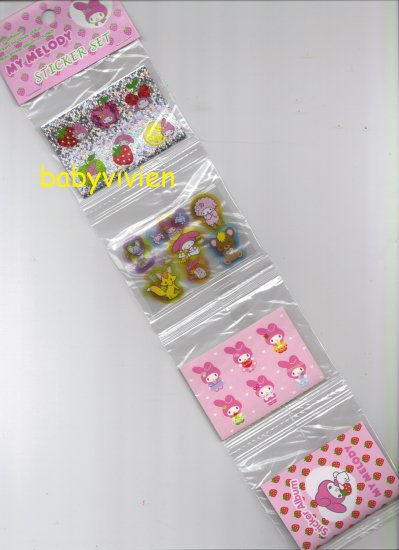 Sanrio 2002 My Melody Sticker Set