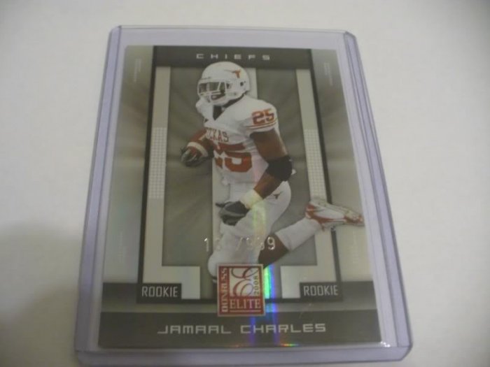 2008 DONRUSS ELITE JAMAAL CHARLES ROOKIE 165/999 w/FREE SHIPPING!