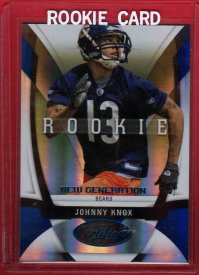 2009 CERTIFIED JOHNNY KNOX ROOKIE 060/100 w/FREE SHIPPING!