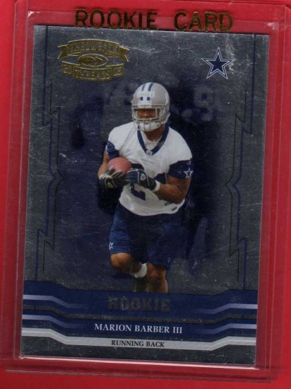 2005 THROWBACK THREADS MARION BARBER ROOKIE 487/999 w/FREE SHIPPING!
