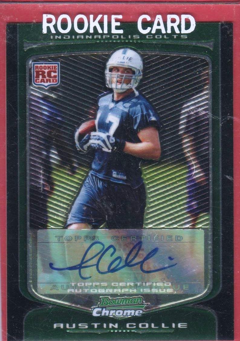 2009 Bowman Chrome Austin Collie Autograph