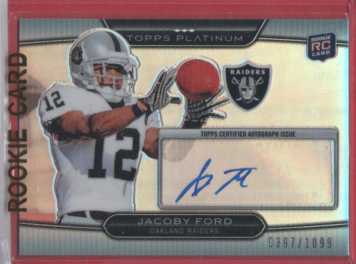2010 Topps Platinum Jacoby Ford Autograph 0397/1099