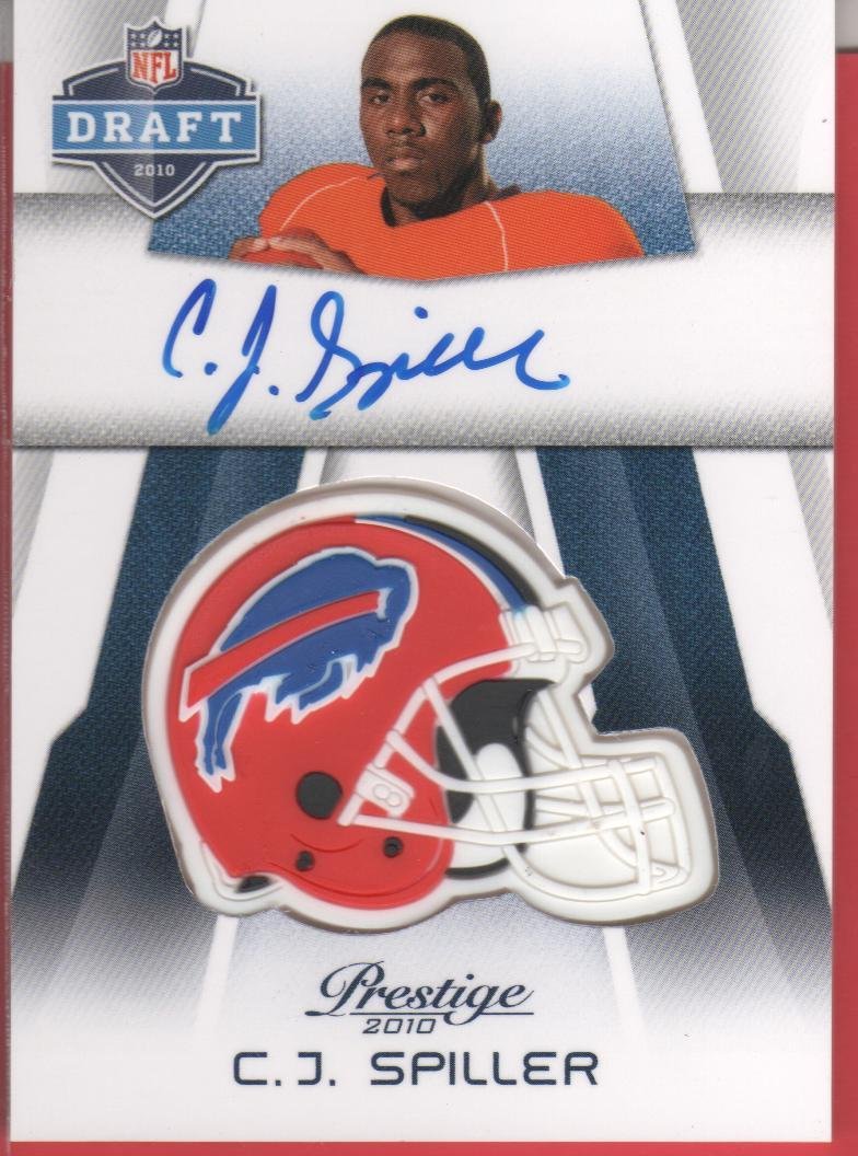 2010 Prestige C.J. Spiller Pro Helmets Autograph