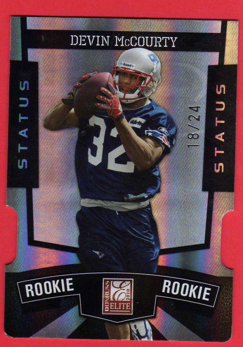 2010 Elite Diecut Devin McCourty 18/24