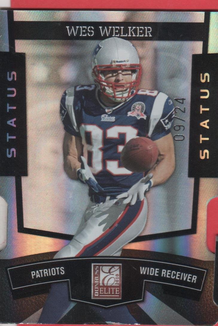 2010 Elite Diecut Wes Welker 09/24