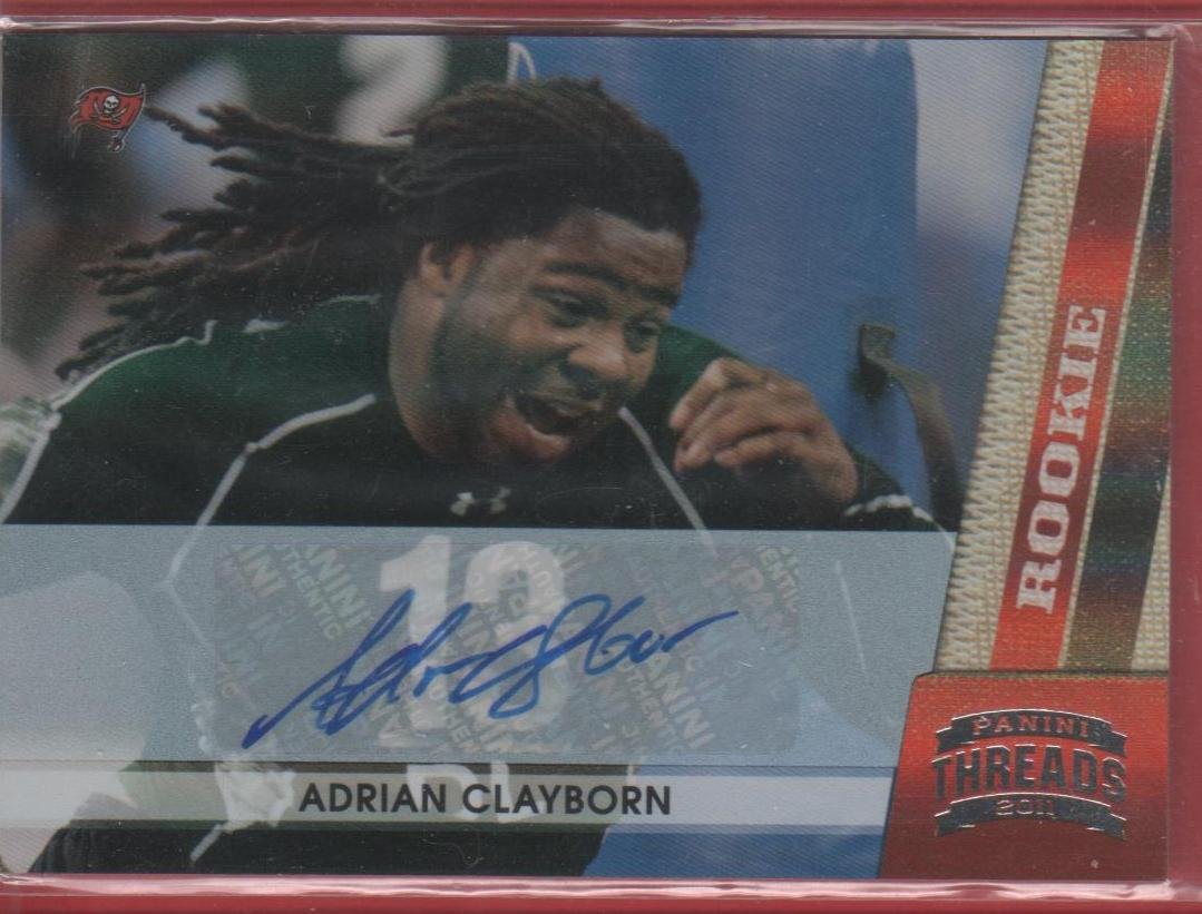 2011 Threads Adrian Clayborn Autograph 213/299