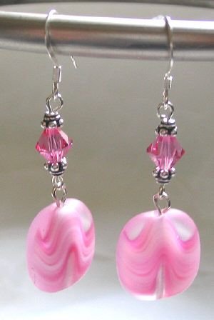 cotton candy earrings