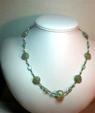 Kiwi Glass Necklace