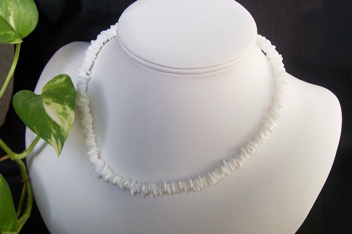 White Puka Shell Necklace