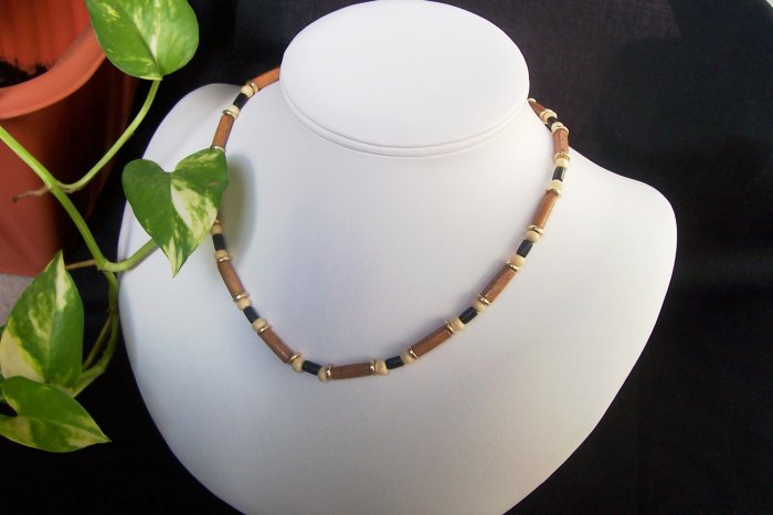 All Wood Necklace