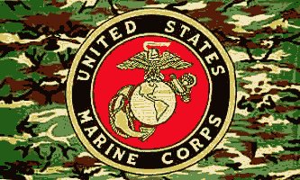 USMC Camo Flag