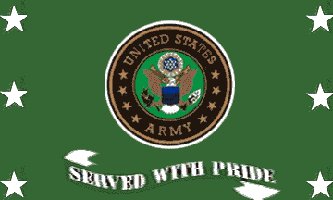 Army Served With Pride Flag
