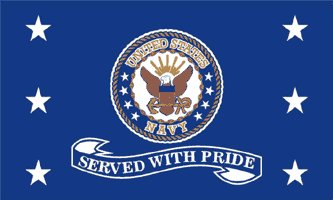 Navy Served With Pride Flag