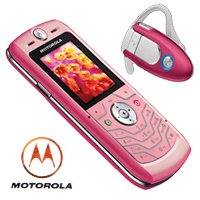 Motorola L6 Pink - SLVR Ultra Slim Design Cellular Mobile Phone Bluetooth Combo (Unlocked)