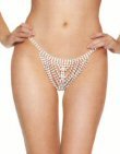 Faux Rhinstone Bikini Bottom