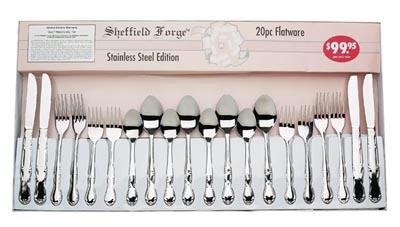 Sheffield Forge 20 pc Stainless Steel Flatware Set