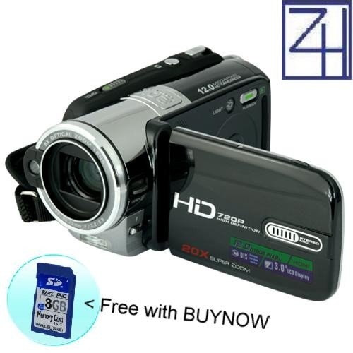 Hi-Def camcorder (720P, HDMI, 5X Optical)