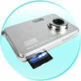 CMOS Digital Camera - 5.0M Pixel + Rechargeable Li-ion Battery