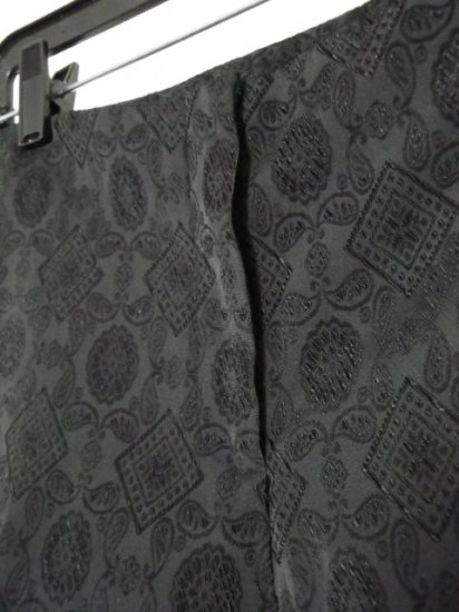 City DNKY Black Paisley Low-Rise Pants / Slacks, Size 6