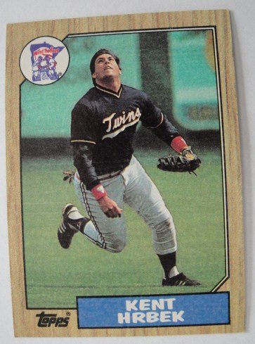 1987 Topps, Baseball Card, Kent Hrbek, Twins