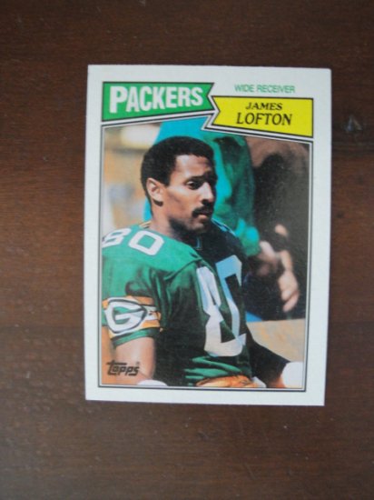 1987 Topps Football Card, James Lofton, Packers