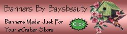 Banner or Logo made just for your eCrater Store