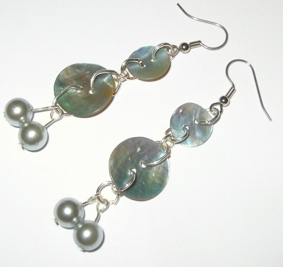 Shell and Pearl Earrings - the sea at your ears