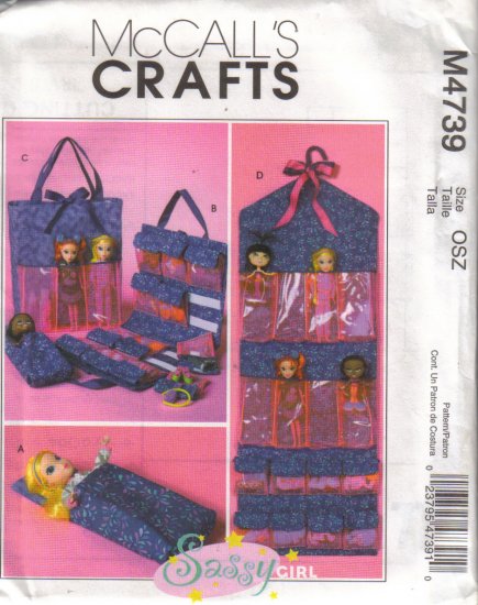 McCalls Crafts M4739 Accessories for Fashion Dolls