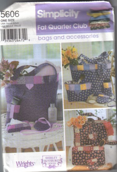 5606 Simplicity Fat Quarters Club-Bags & Accessories