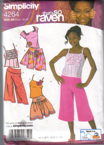 4264 Simplicity Thats So Raven-Girls / Girls Plus