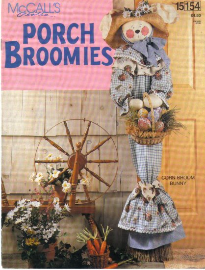 McCalls Crafts Porch Broomies Corn Broom Bunny