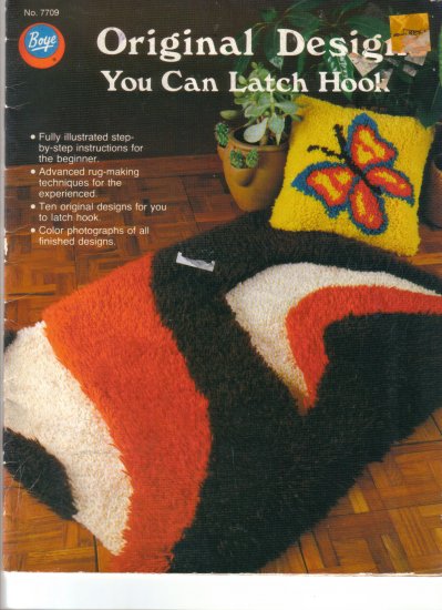 Vintage Boye Original Designs Latch Hook
