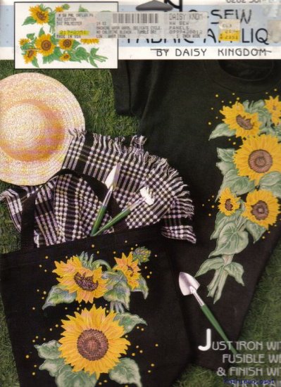 Daisy Kingdom No-Sew Applique - #6282 Sunflower