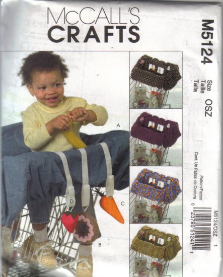 M5124 NcCall's Crafts Grocery Cart Liner & Toys
