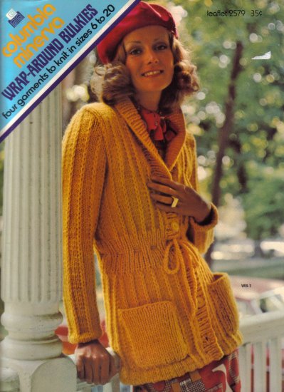 1973 Columbis-Minerva Wrap Around Bulkes-Sweaters