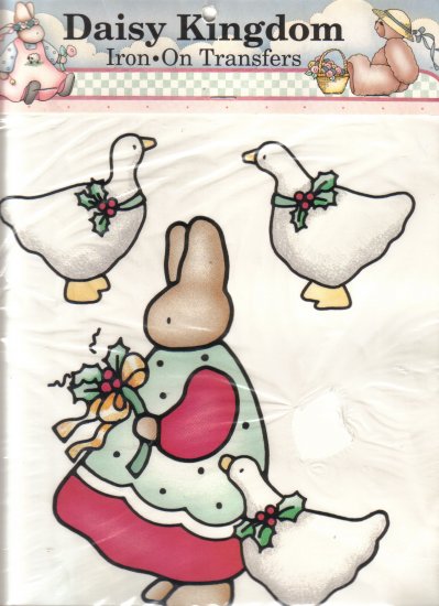 3 Daisy Kingdom Iron On Transfers-Christmas & Halloween