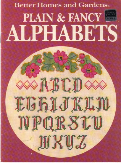 1988 Better Homes & Garderns-Plain & Fancy Alphabets