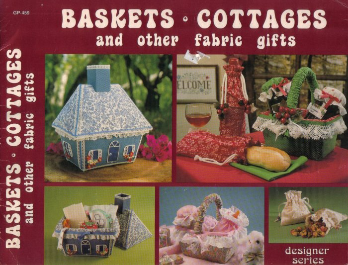 1981 Basket & Cottages and other Fabric Gifts