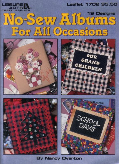 1996 Leisure Arts No-Sew Albums For All Occasions