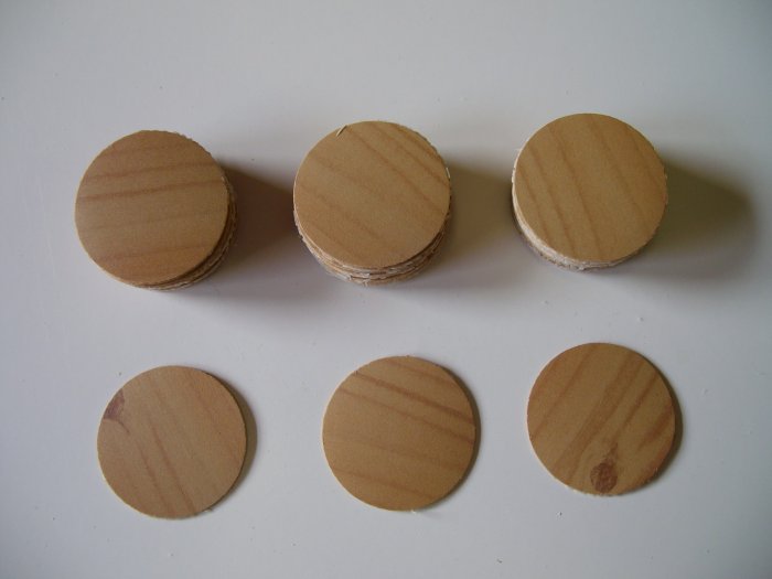 Screw Covers Antique Pine Melamine Screw Caps in colours to match