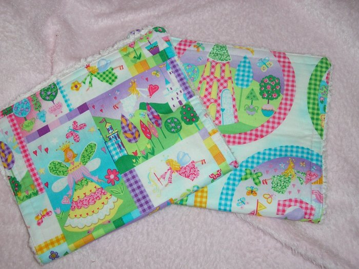 Burp Set ~ fairy princess design