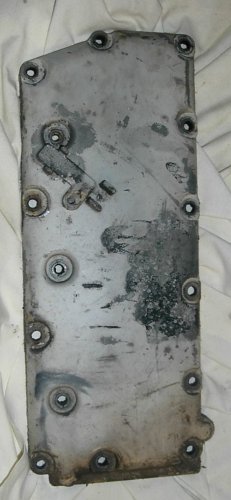 Mercury outboard Exhaust Baffle Cover Mk 30, 55, 58, Merc 300, 350, 400, 450, 500.