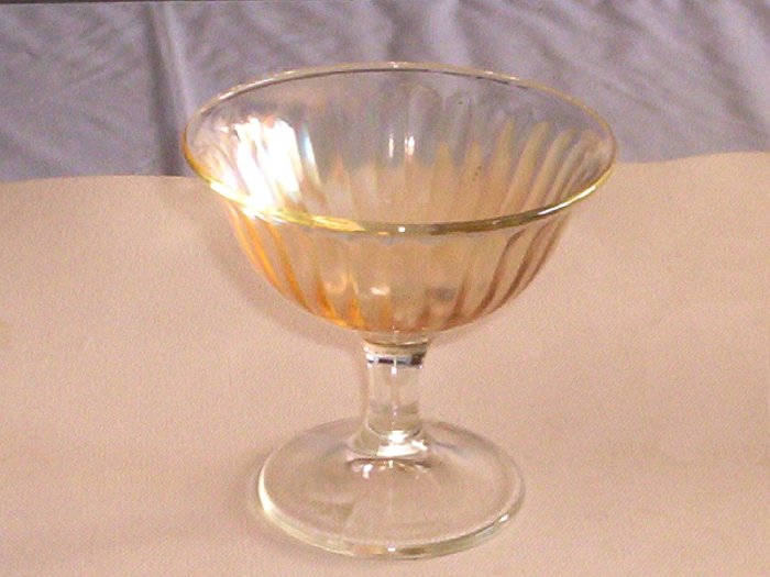 IMPERIAL GLASS SMOOTH RAY Champagne/Sherbet