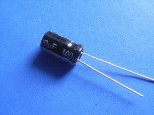 100UF 25V Electrolytic Capacitor (Item# C0108)