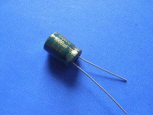 1000UF 6.3V Electrolytic Capacitor (Item# C0109)