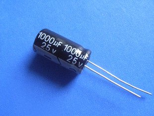 1000UF 25V Electrolytic Capacitor (Item# C0111)